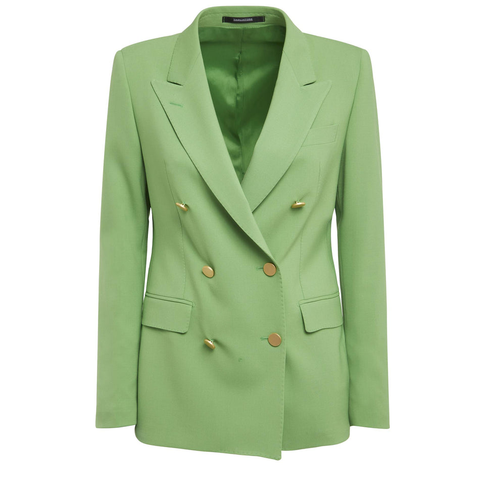 Blazer in cotone verde - GIO MORETTI
