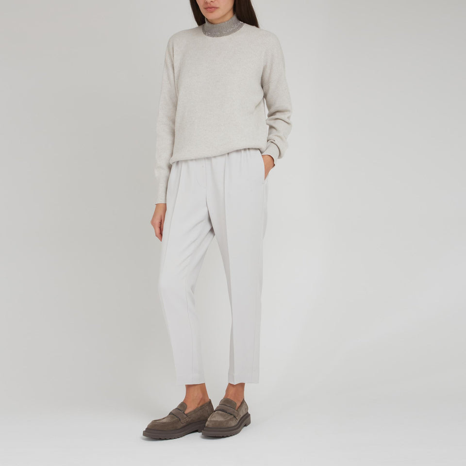 Beige cashmere sweater