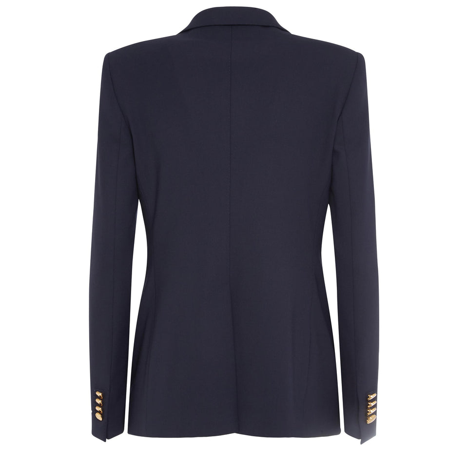 Giacca doppio petto ''J-Parigi'' in tessuto blu