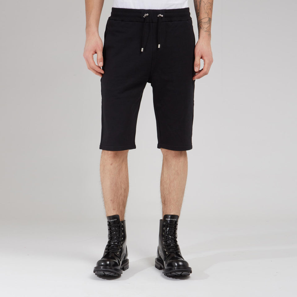 Shorts in cotone neri - GIO MORETTI