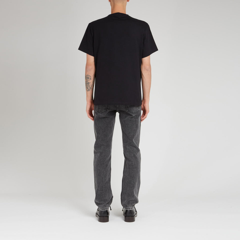 T-shirt in cotone nera