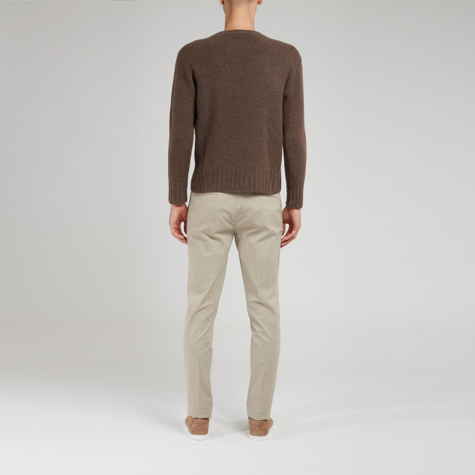 Brown wool sweater