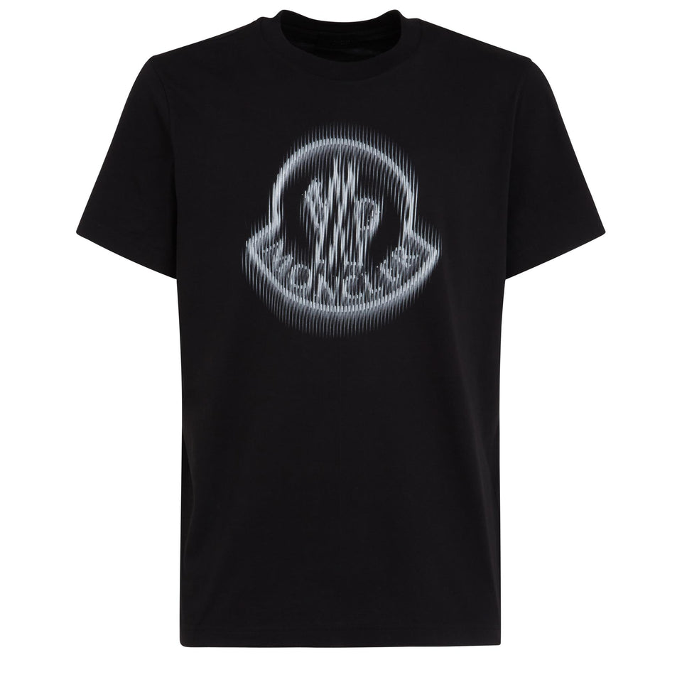 T-shirt in cotone nera