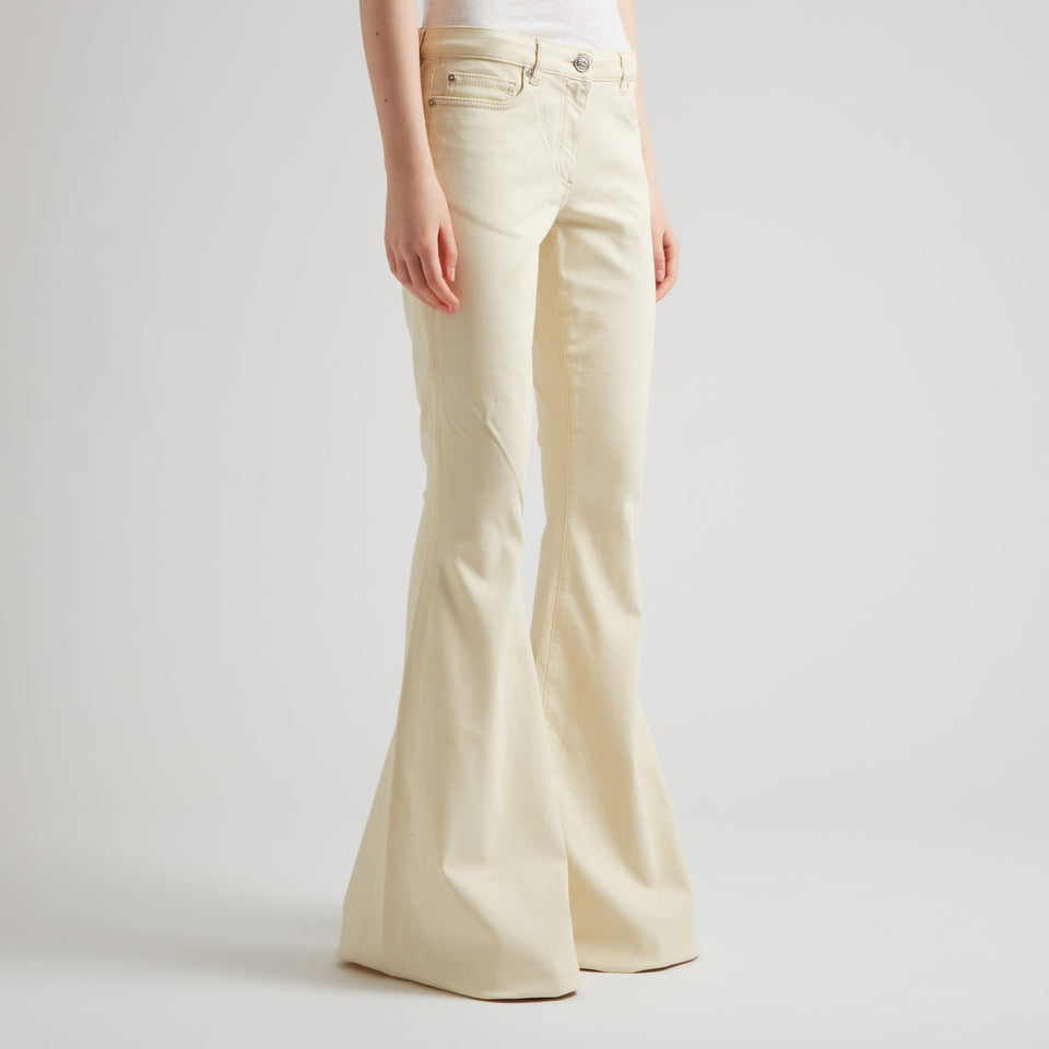 Jeans in denim bianchi