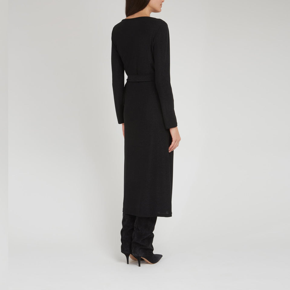 Abito "Simona" in jersey nero