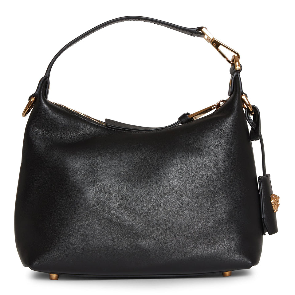 Black Leather 'Hobo' Bag