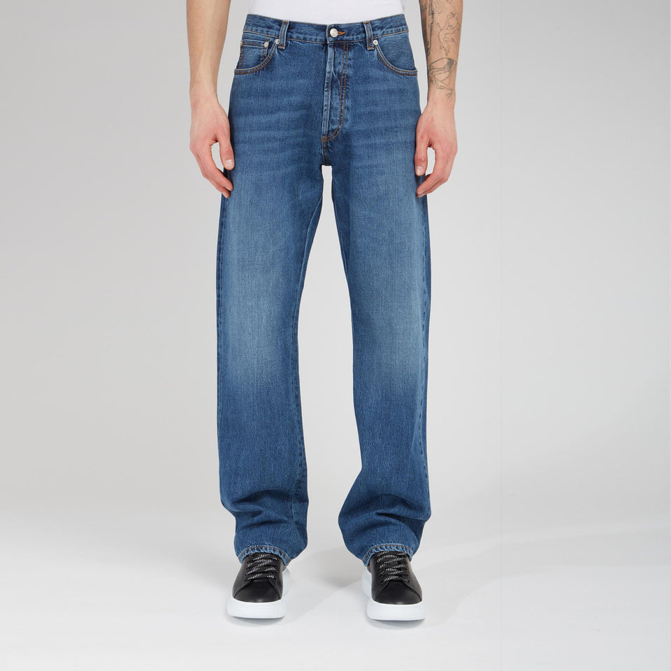Jeans in denim blu - GIO MORETTI