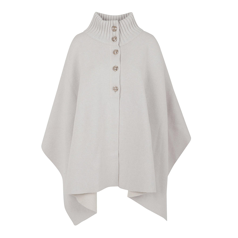 Mantella in cashmere grigia C274494 216 BARRIE 