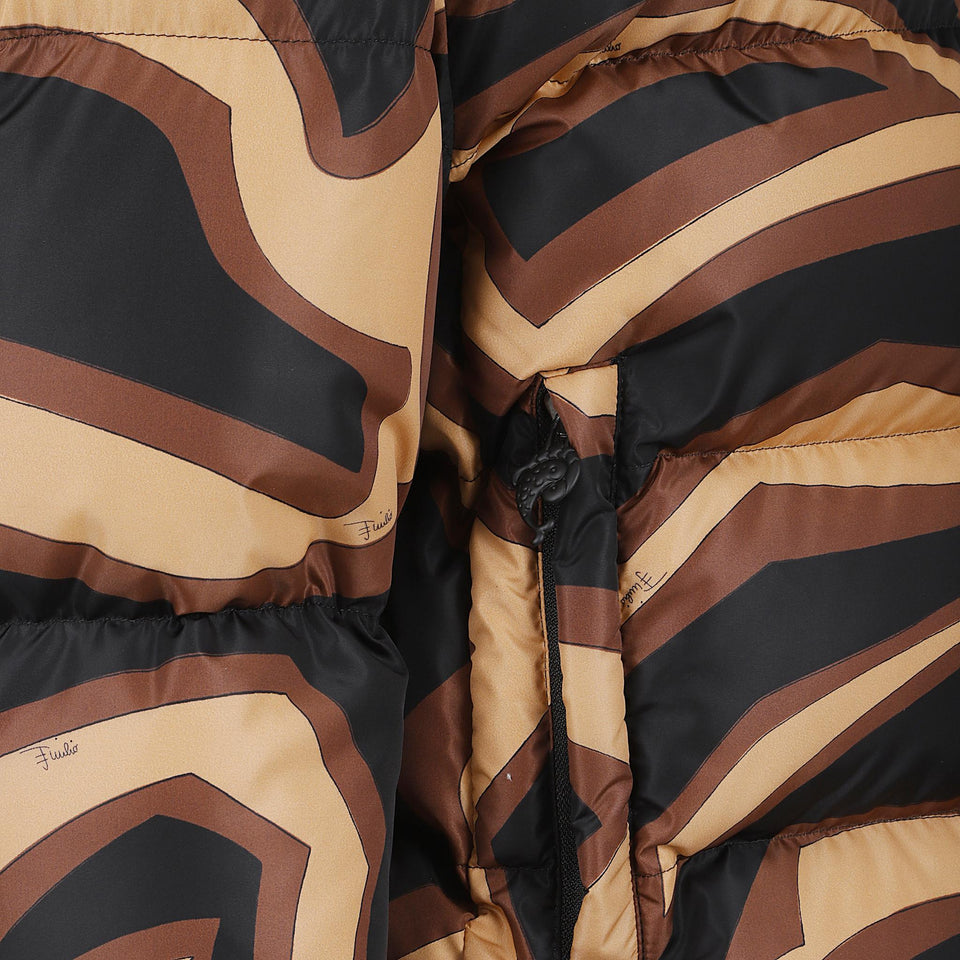 Piumino in tessuto multicolor 5UYC03 5U797049 EMILIO PUCCI 