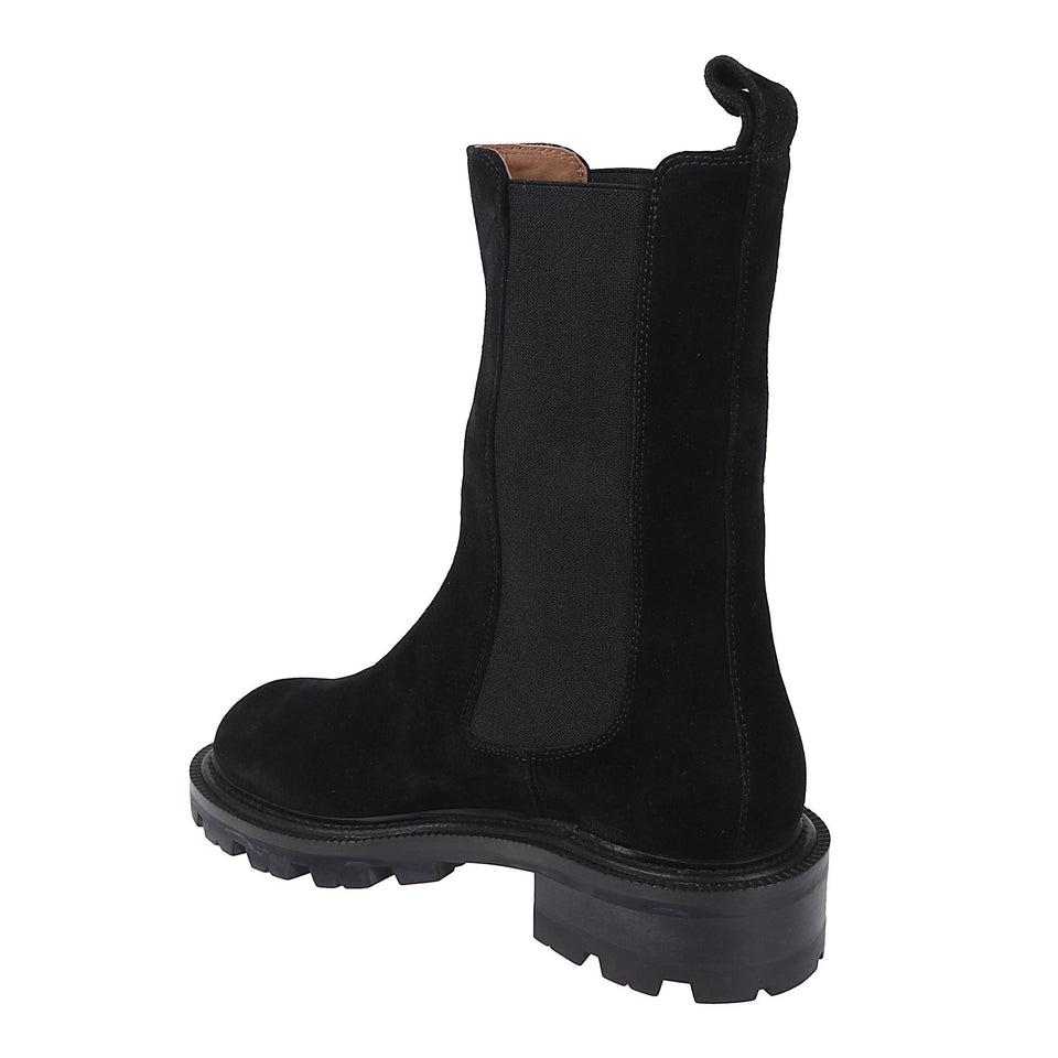 Stivaletto "Napa" in suede nero PX1716 XWACSBLACK PARIS TEXAS 