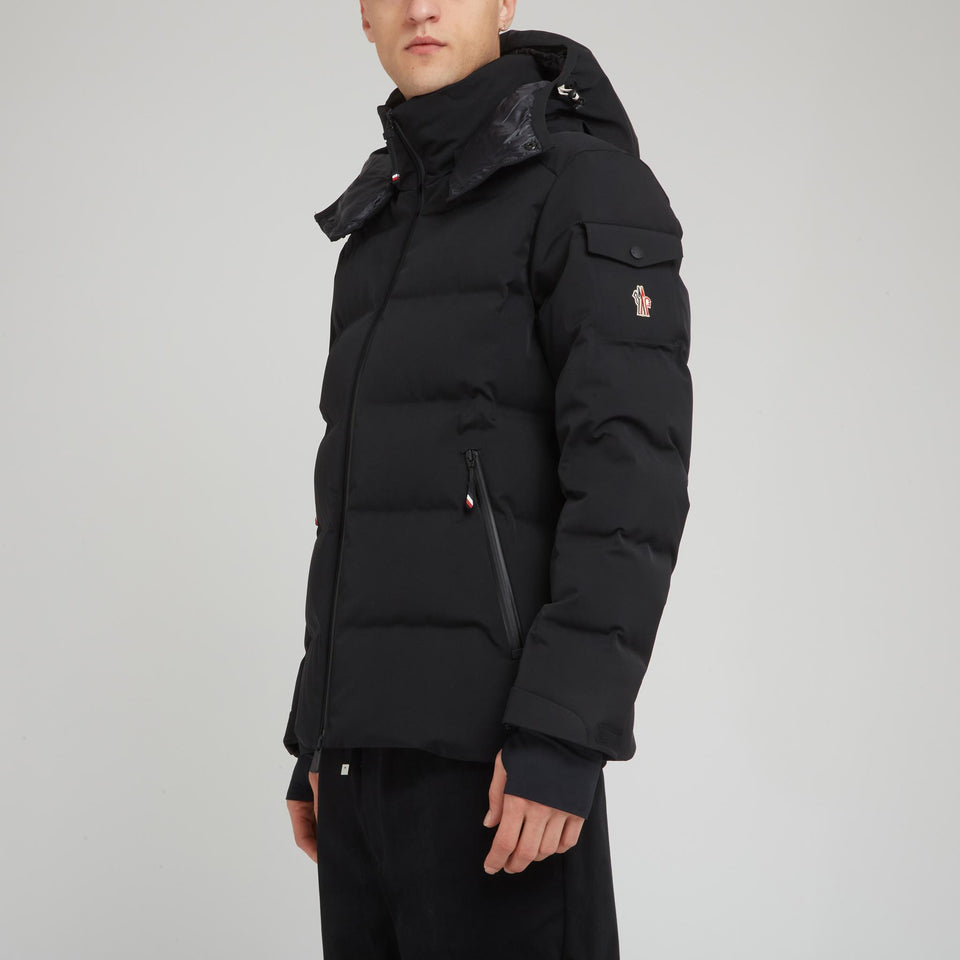 "Montgetech" down jacket in black fabric