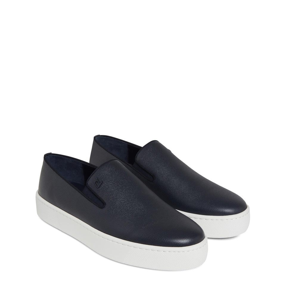 Sneakers slip-on ''Boatissimo'' in pelle blu 3240702 BL4G CHRISTIAN LOUBOUTIN 