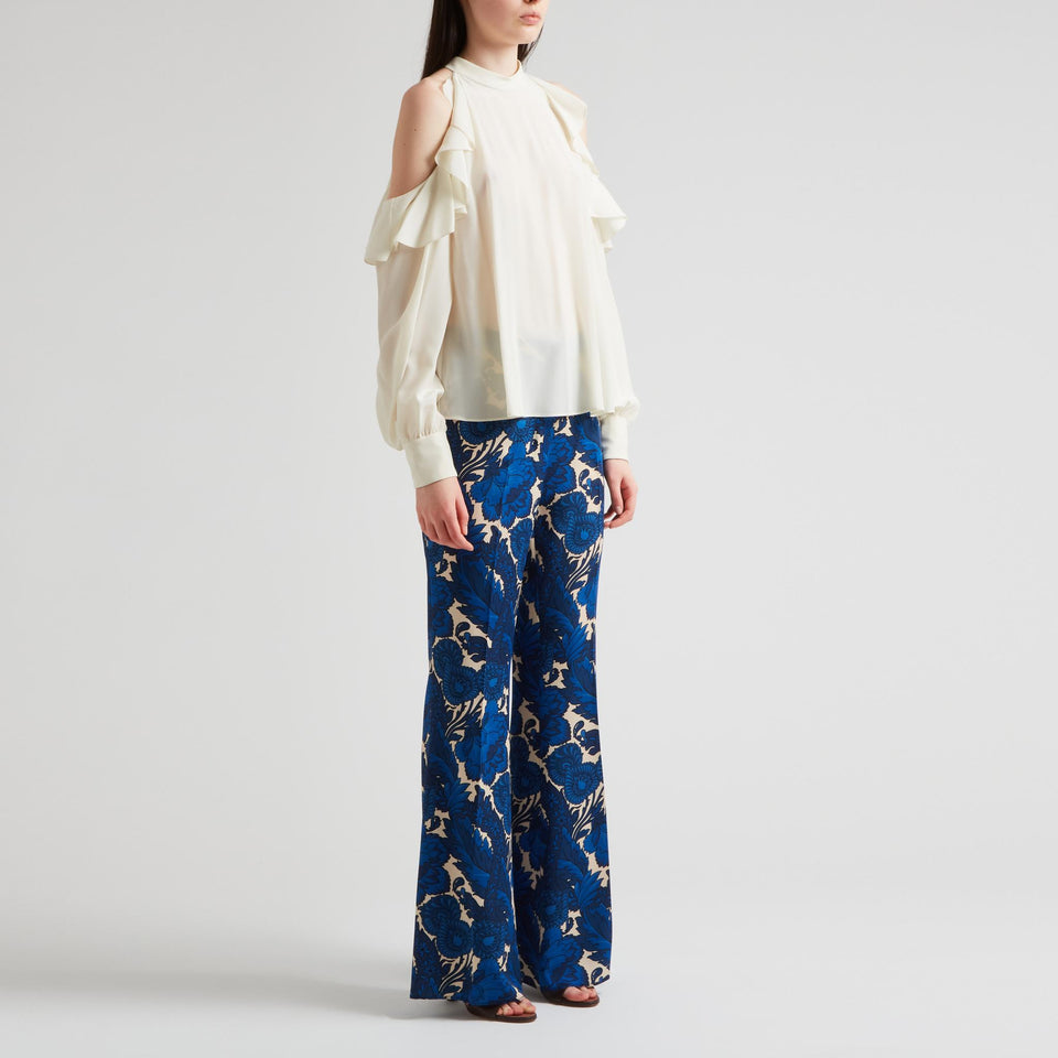 Maglia in tessuto bianca