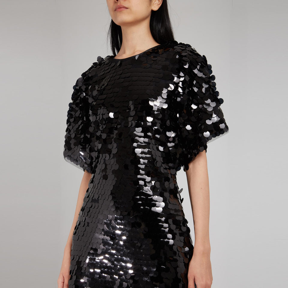 Abito "Jasy" in paillettes nero - GIO MORETTI