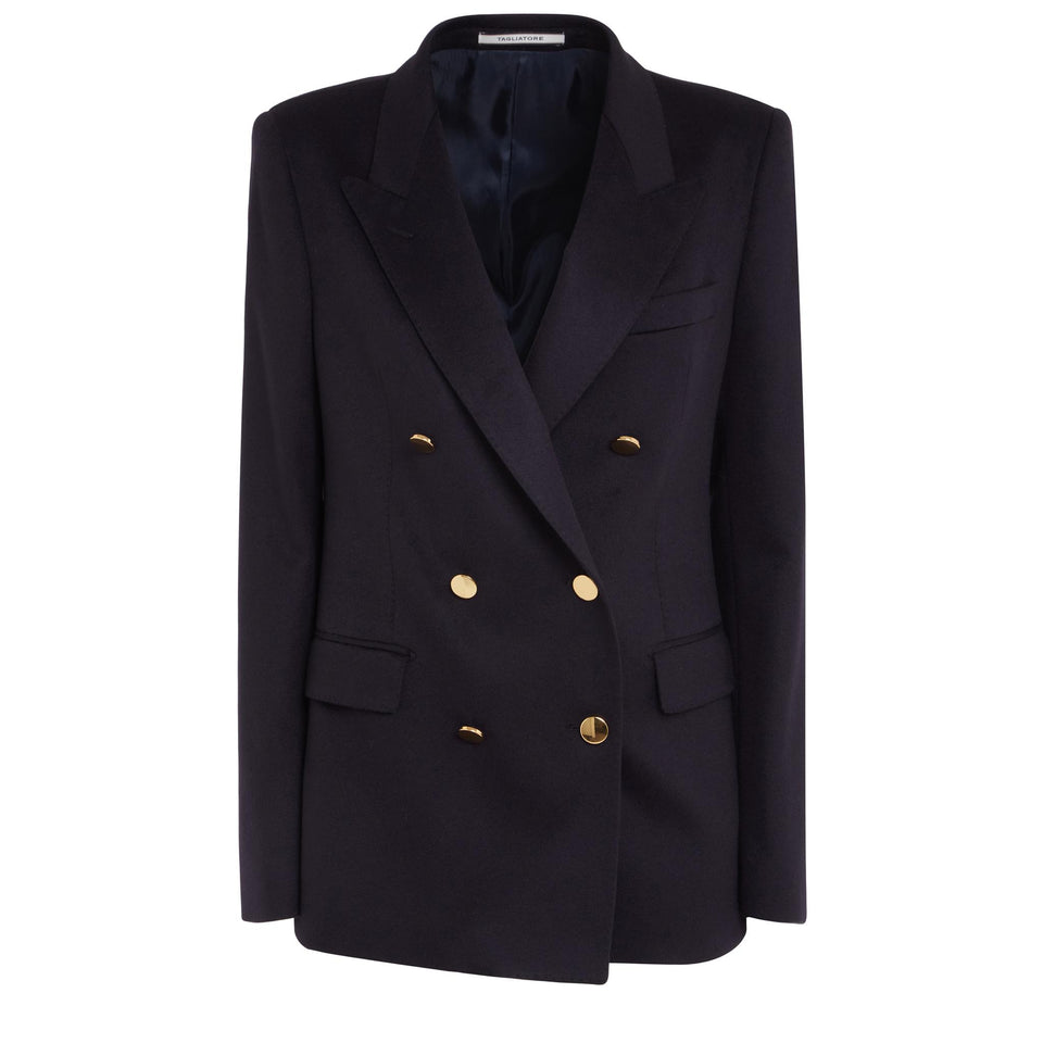 Giacca doppio petto ''J-Parigi'' in lana blu