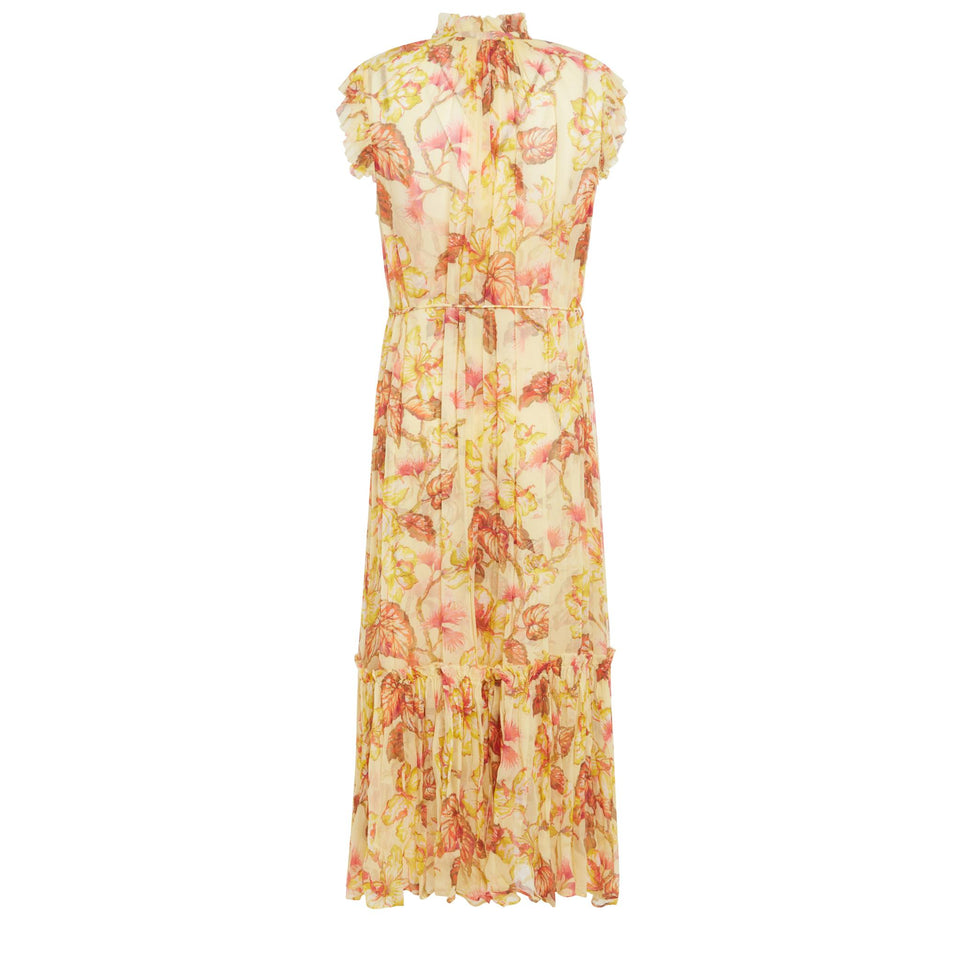 Multicolor fabric dress