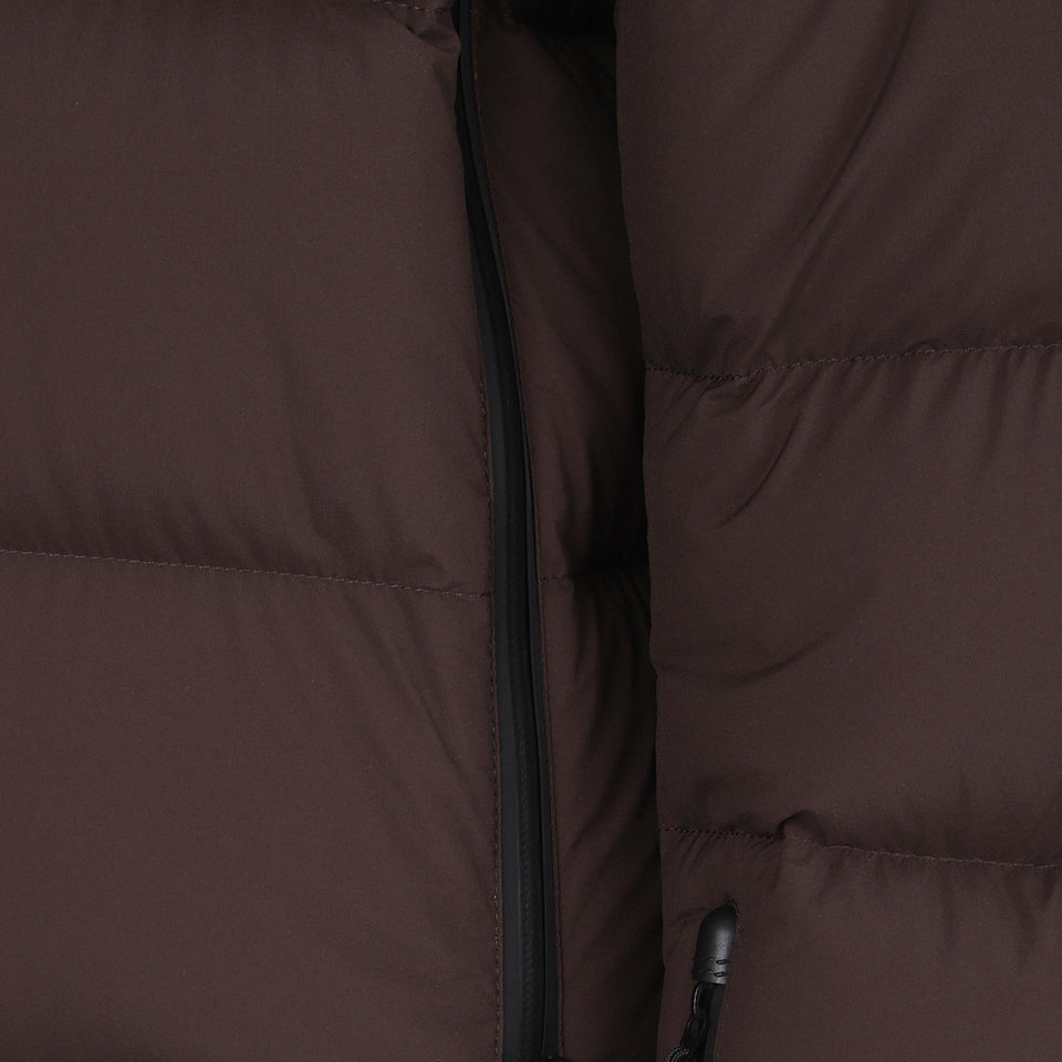 Piumino ''Isorno'' in tessuto marrone 1A00050 539X6259 MONCLER 