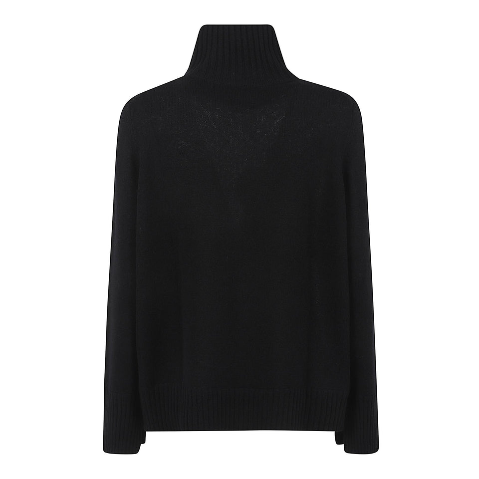 Maglia in cashmere nera 255 1117390 ALLUDE 