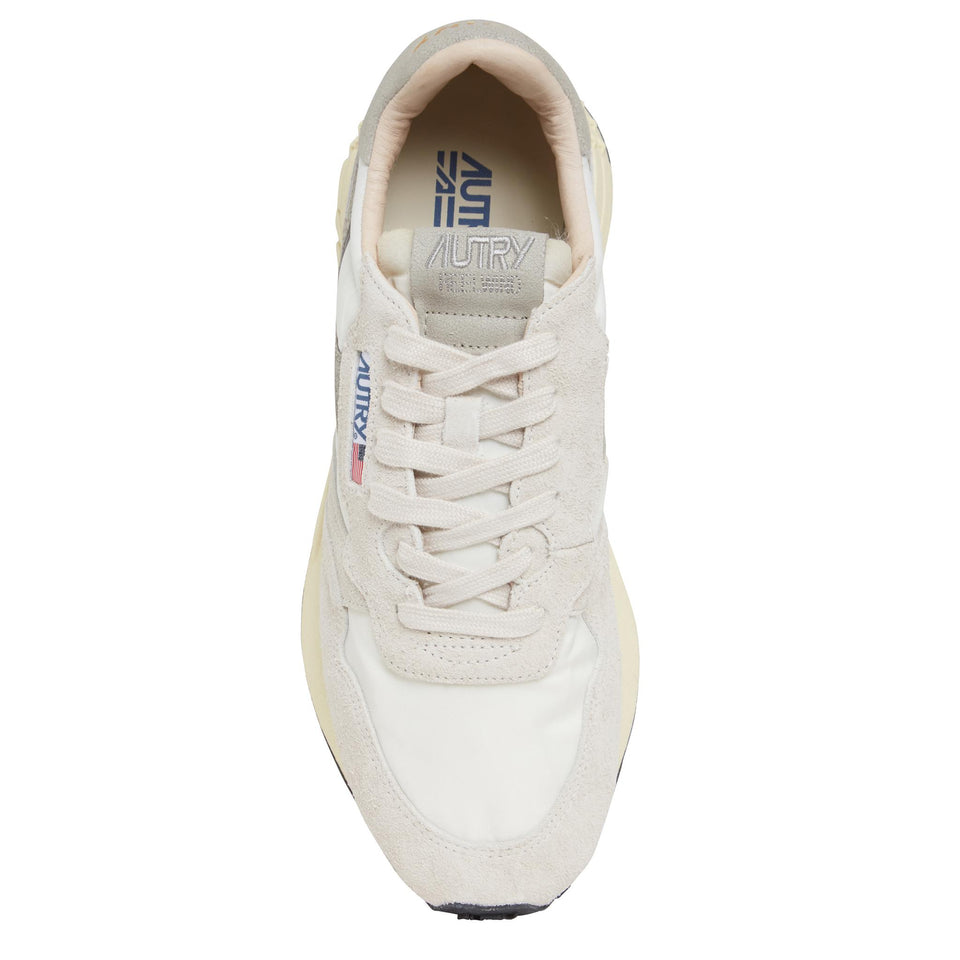 Sneakers "Reelwind" in suede beige WWLM-NC04 WHT/NAT AUTRY 
