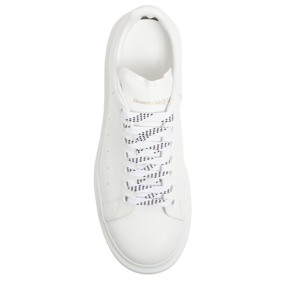 Sneakers oversize in pelle bianca 553680 WIEE09000 ALEXANDER MCQUEEN 