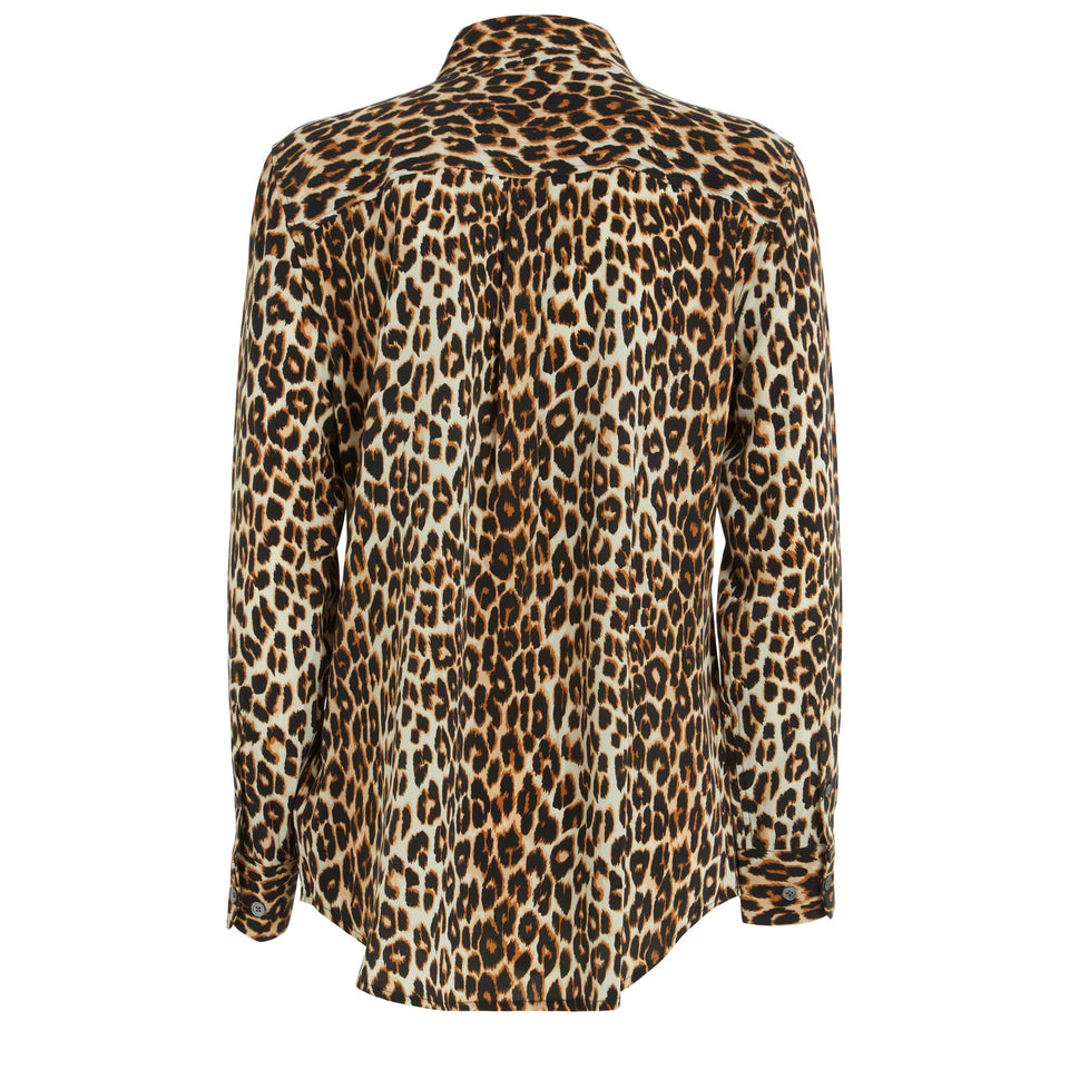 Multicolor silk shirt