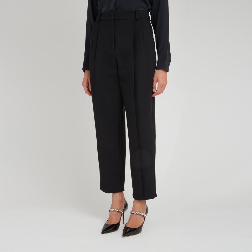 Pantalone sartoriale in tessuto nero P0030NP24CS001 BK001 ELIE SAAB 