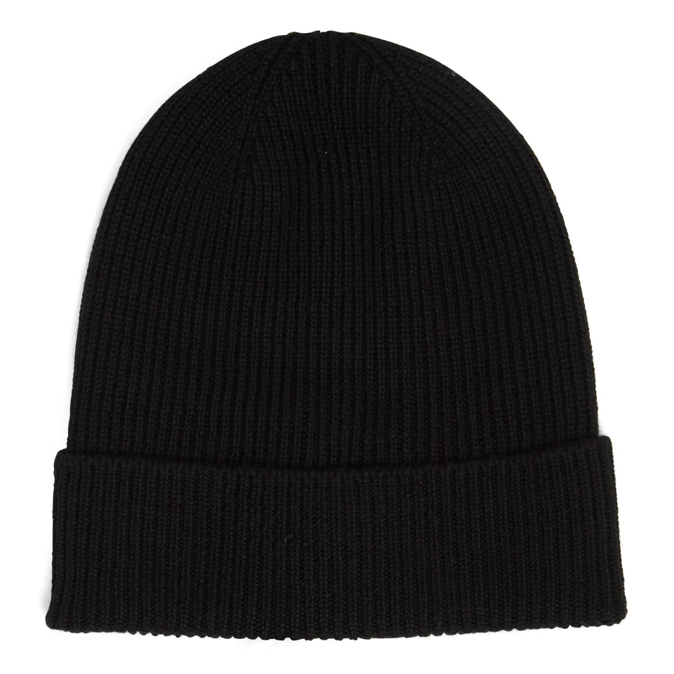 Black wool hat