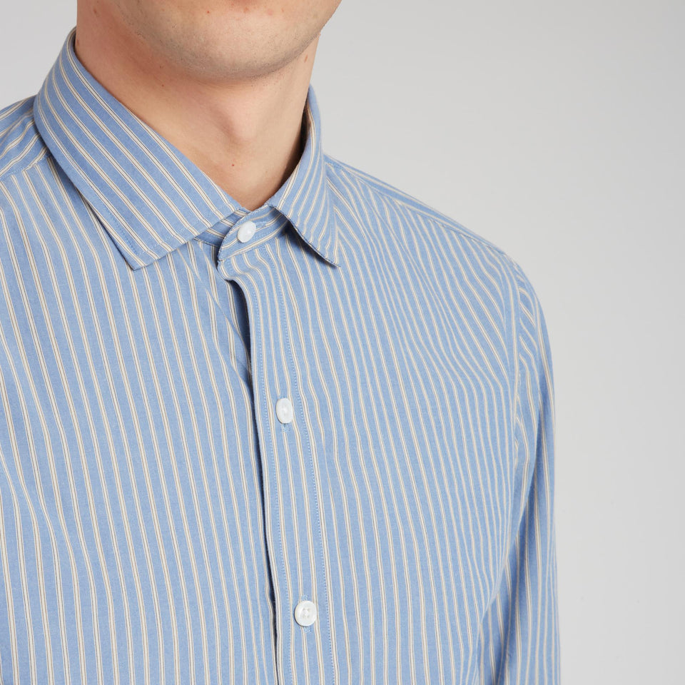 Camicia in cotone azzurra - GIO MORETTI