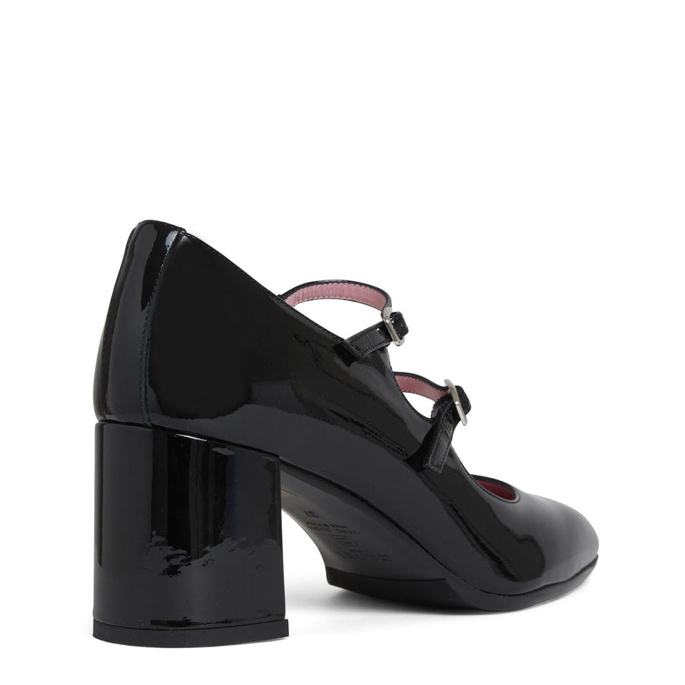 Decolletè "Alice" in pelle nera ALICE 88NOIR CAREL PARIS 