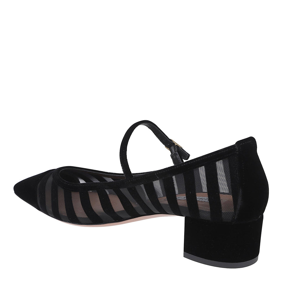 Decolletè "So Mayor" 35 in tessuto nera MYHMIDP2 SMV000 AQUAZZURA 