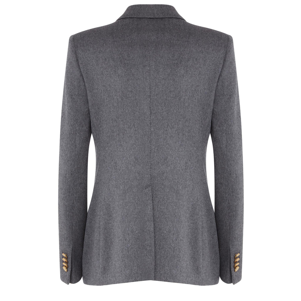 Giacca doppio petto ''J-Parigi'' in lana grigia