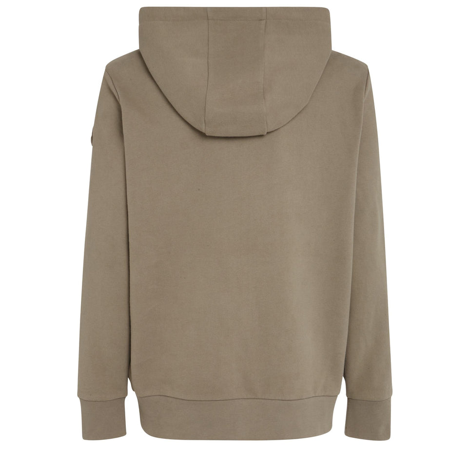Brown cotton sweatshirt