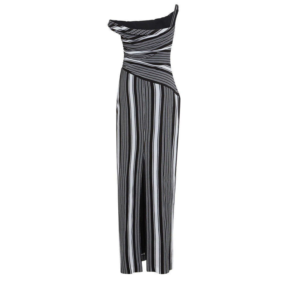 Abito in tessuto multicolor