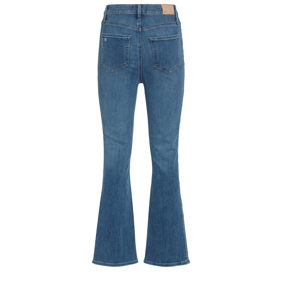 Jeans svasato "Claudine" in denim blu