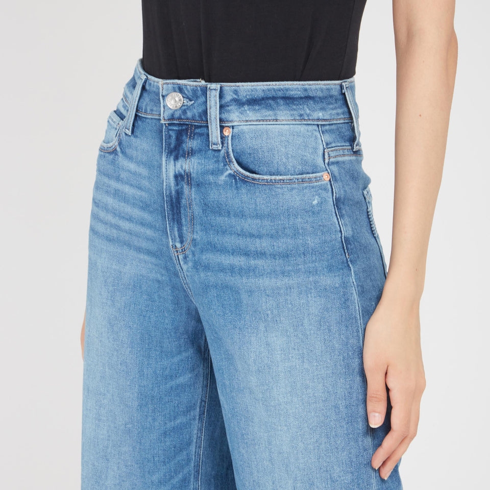 Jeans "Anessa" in cotone blu - GIO MORETTI