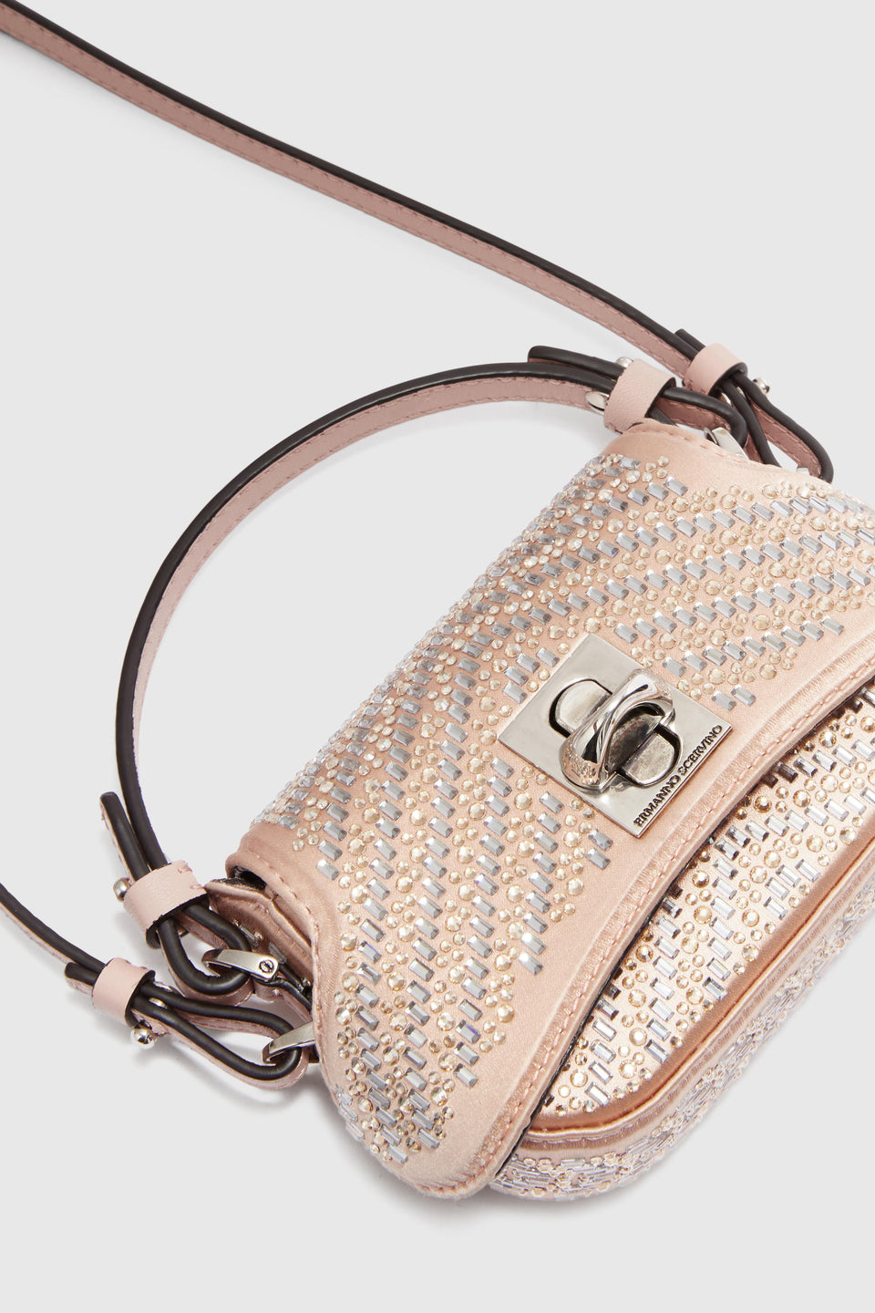 Mini pink leather bag