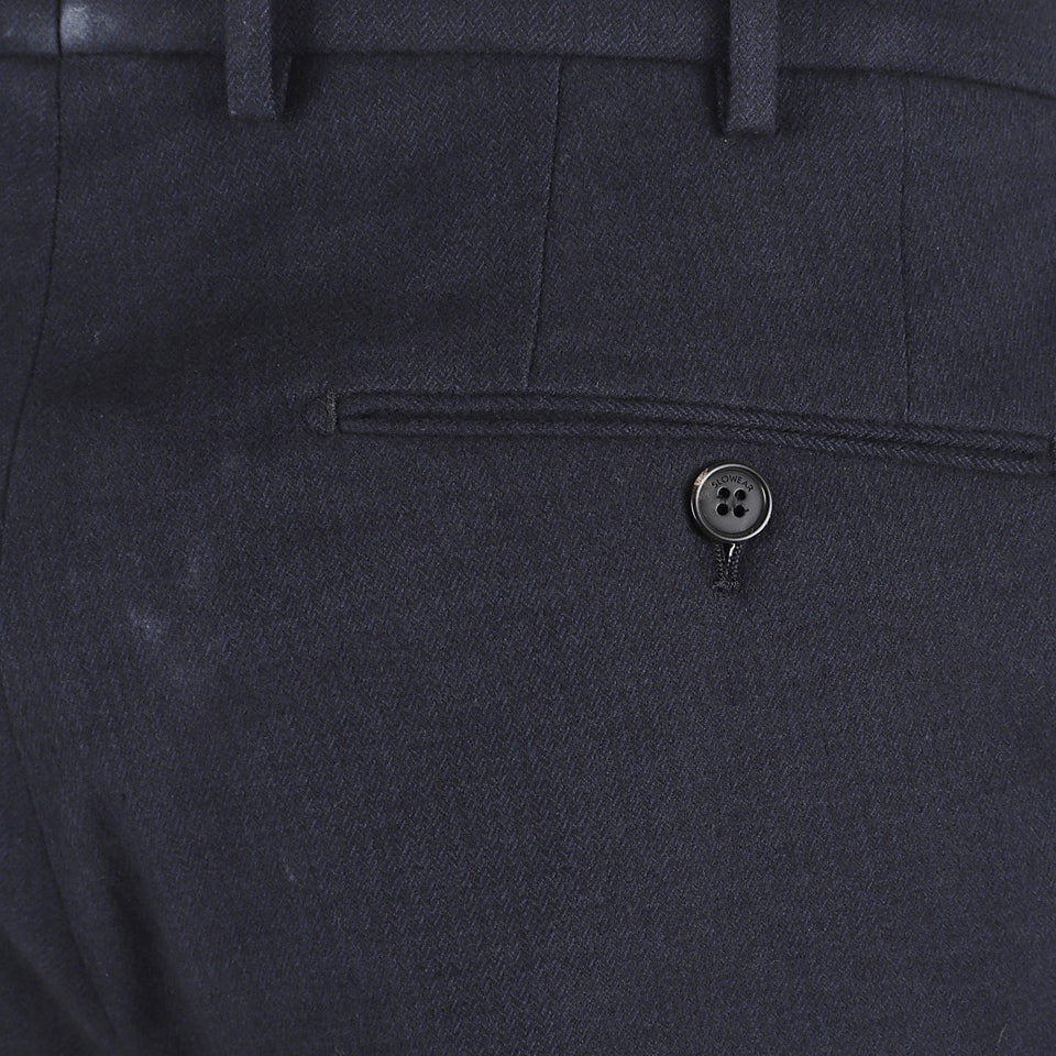 Pantalone sartoriale in lana blu 1T0080 40973820 INCOTEX 