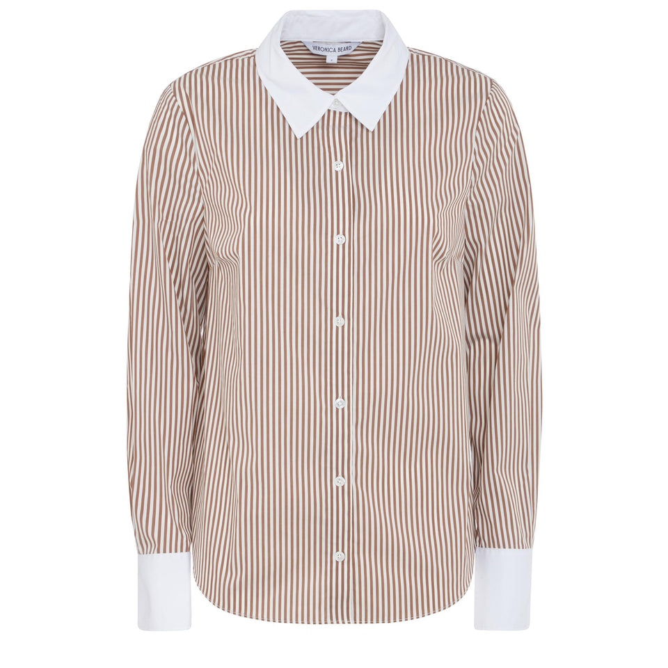 Camicia "Marisol" in cotone beige