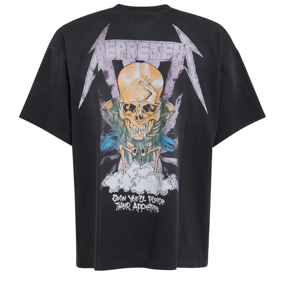 T-shirt in cotone nera