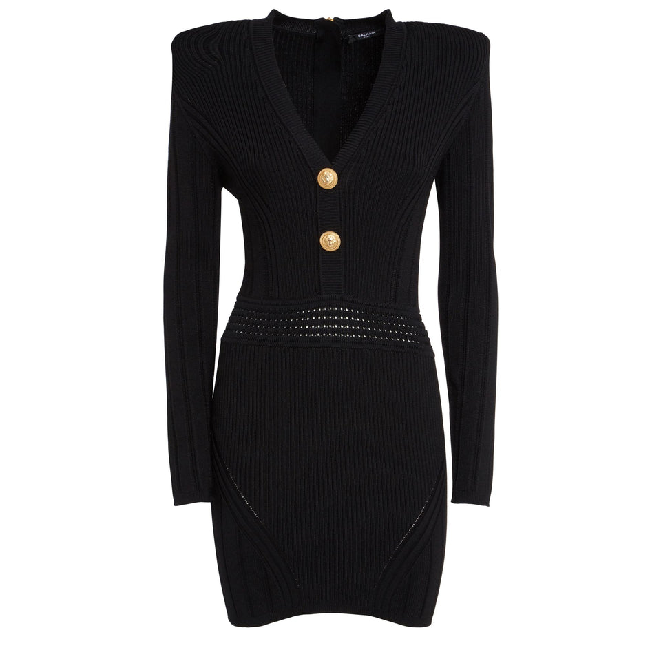 Abito in maglia stretch nero - GIO MORETTI