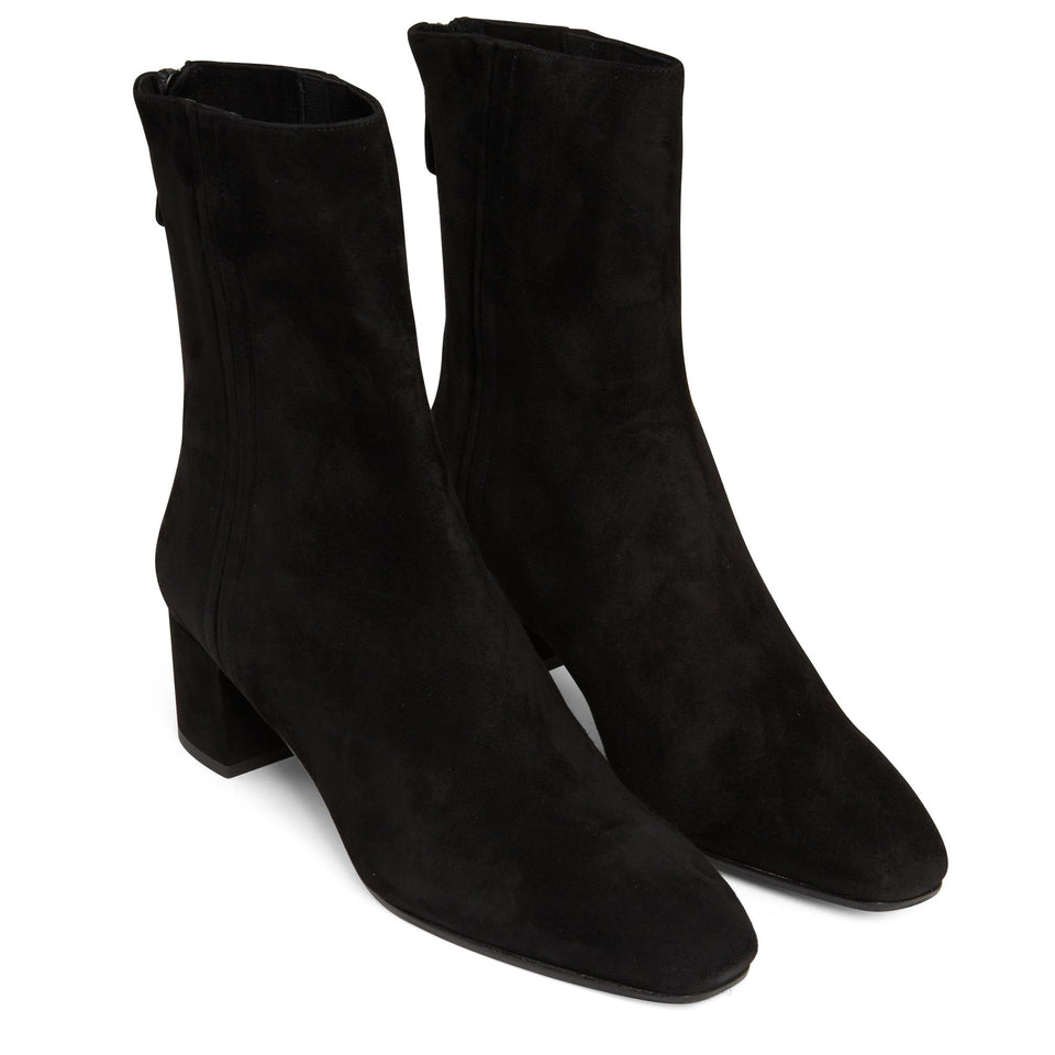 Stivaletto "Groove" in suede nero GRVMIDB0 SUE000 AQUAZZURA 