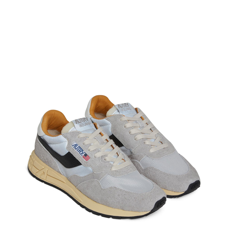 Sneakers "Reelwind" in pelle grigie WWLM RL04SAND/SILV AUTRY 