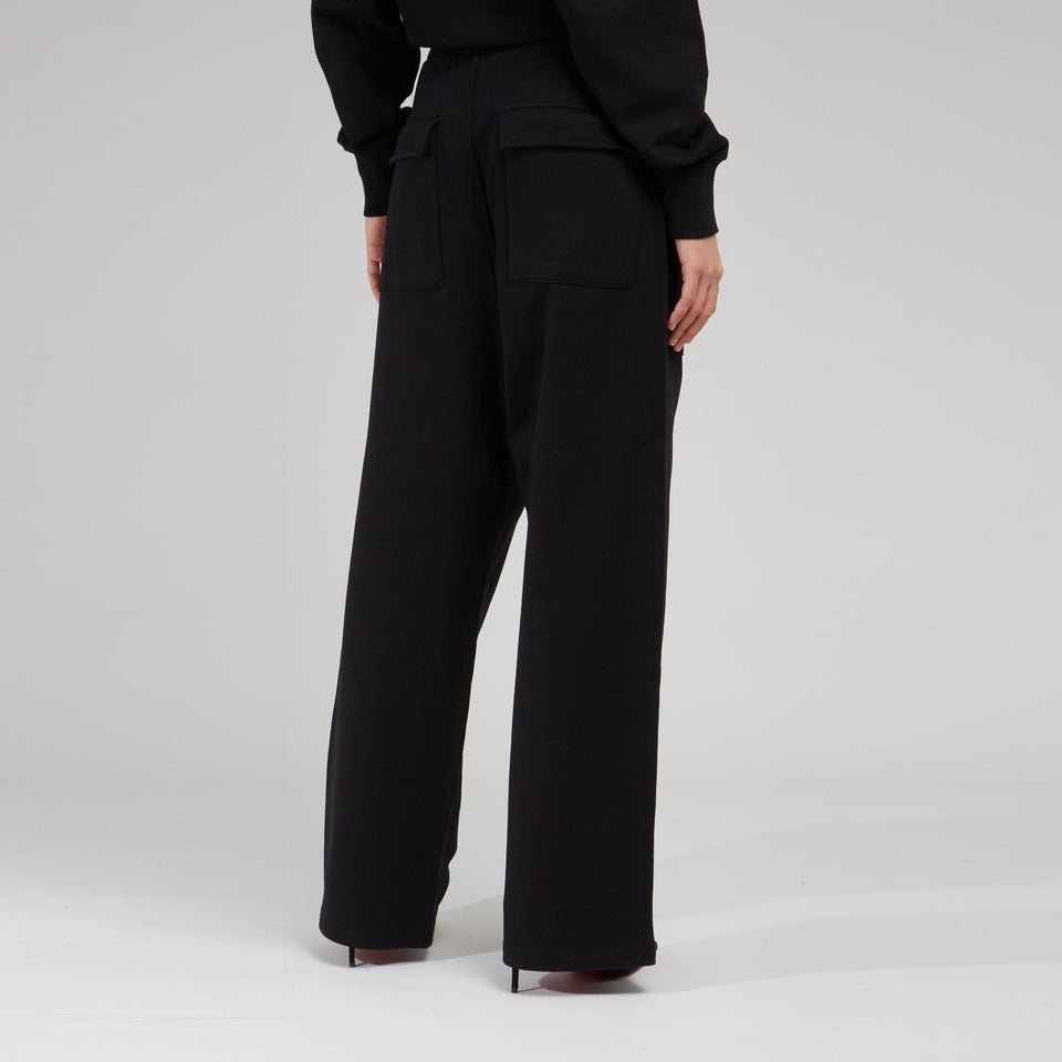 Pantalone in cotone nero - GIO MORETTI