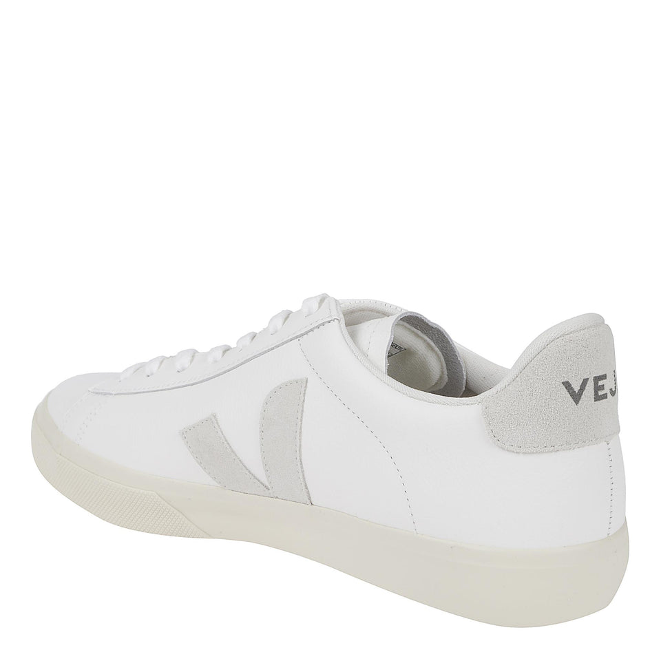Sneakers ''Chromefree'' in pelle bianca e beige CP0502429 WHITE VEJA 