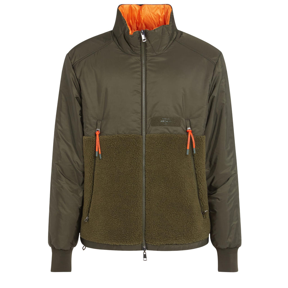 "Vallorch" jacket in green fabric