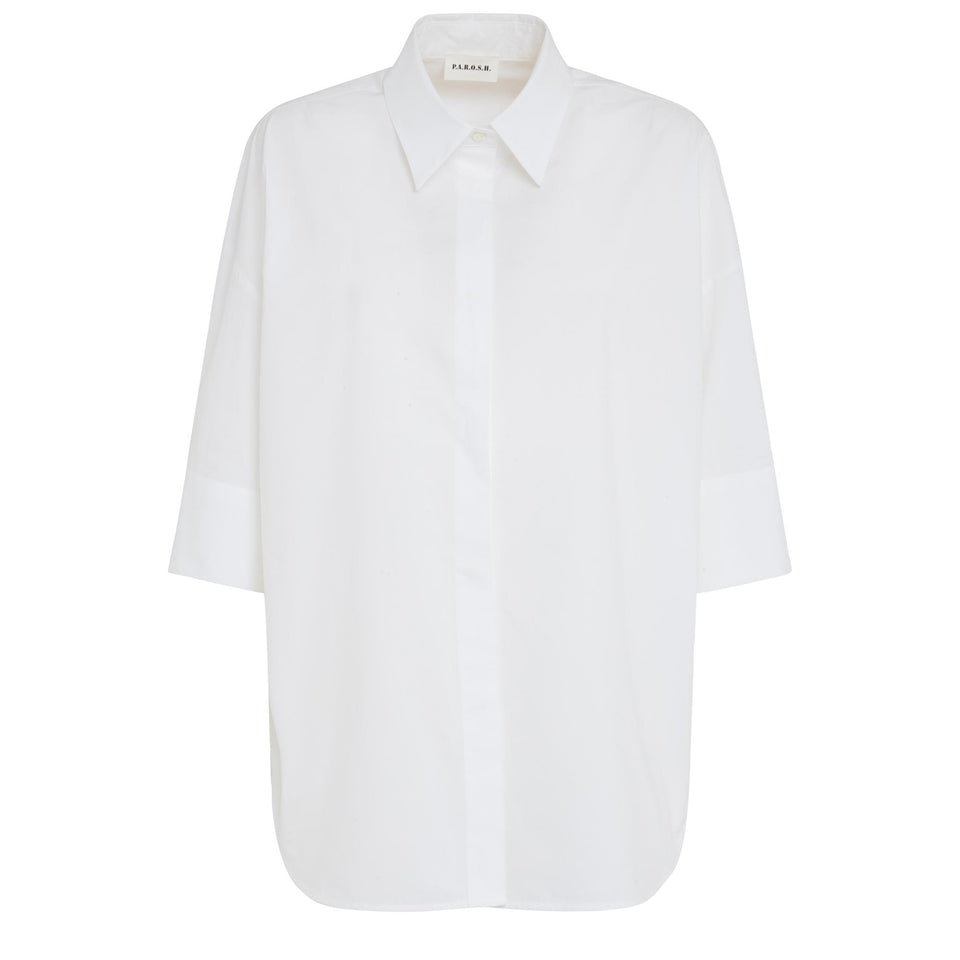 Camicia in cotone bianca