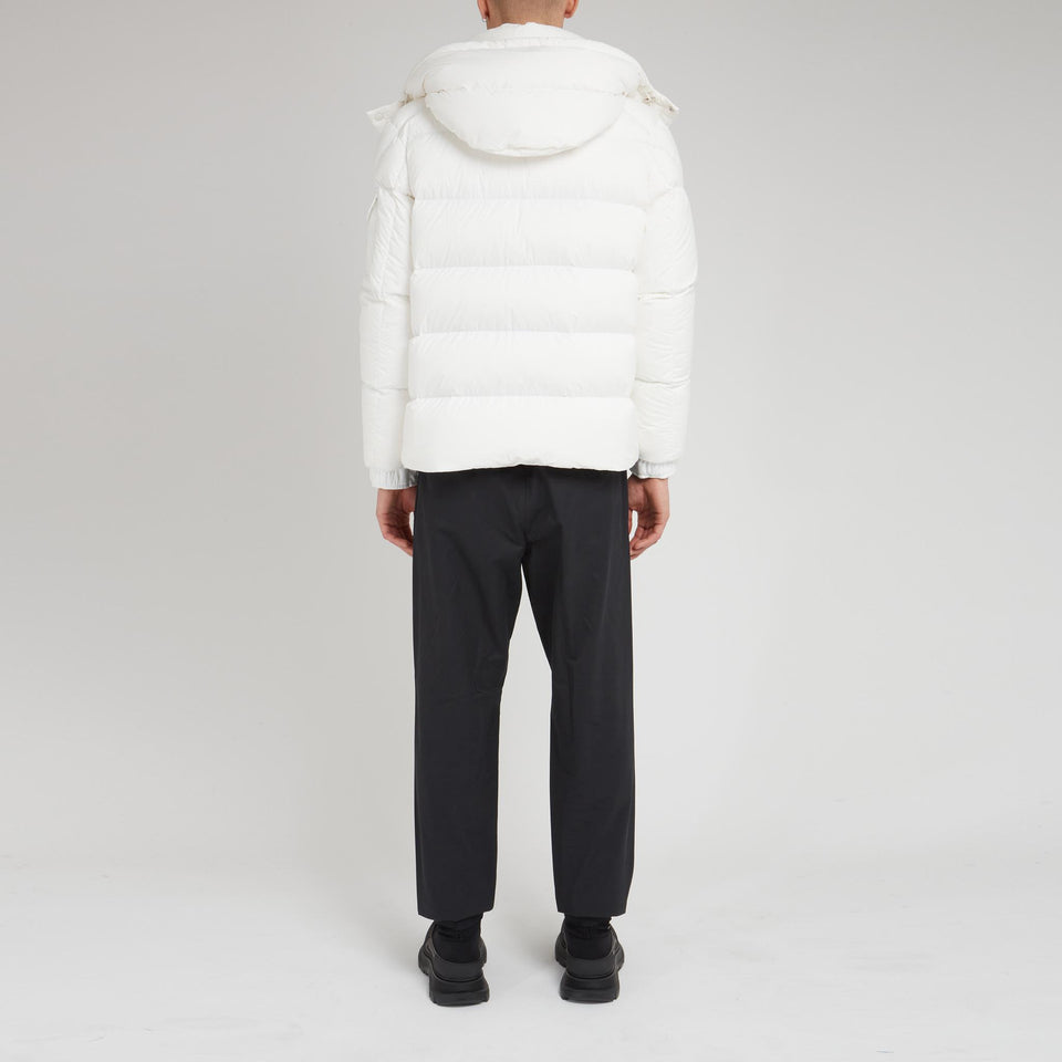 ''Vezere'' down jacket in white fabric