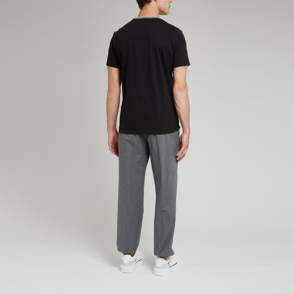 T-shirt in cotone nera