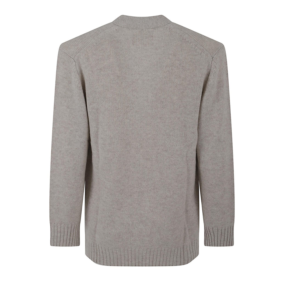 Cardigan "Wilson" in cashmere beige 3024120 OY LISA YANG 