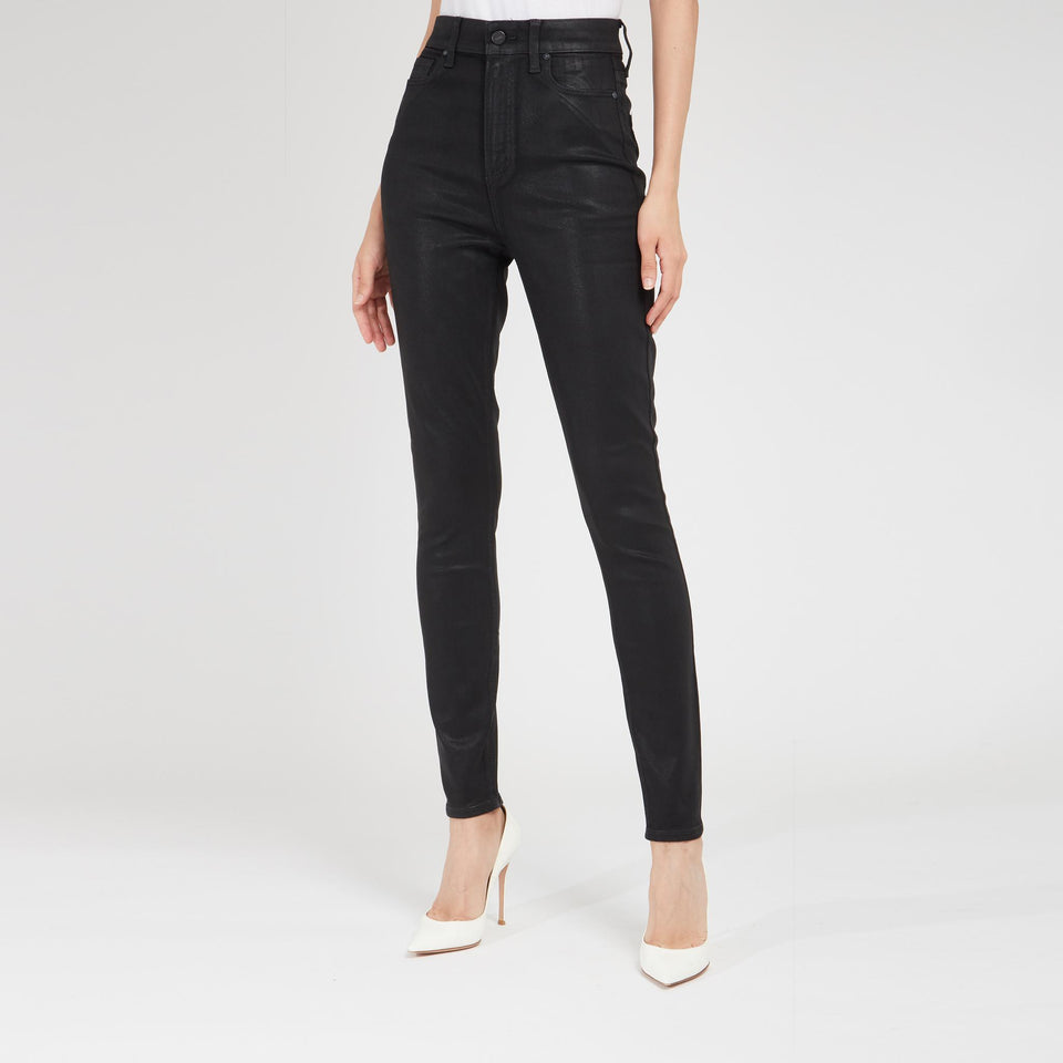 Pantalone "Cheeky" in tessuto nero - GIO MORETTI